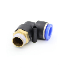 PL right angle elbow pneumatic hose connector fitting